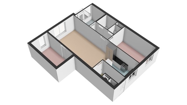 Floorplan - Staalstraat 38, 8301 XL Emmeloord
